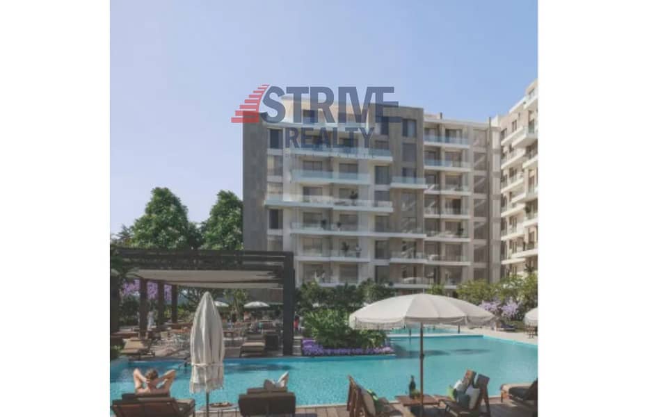 شقة 3 غرف بمقدم 5%  في كمبوند الباتيو ريفا التجمع السادس 0