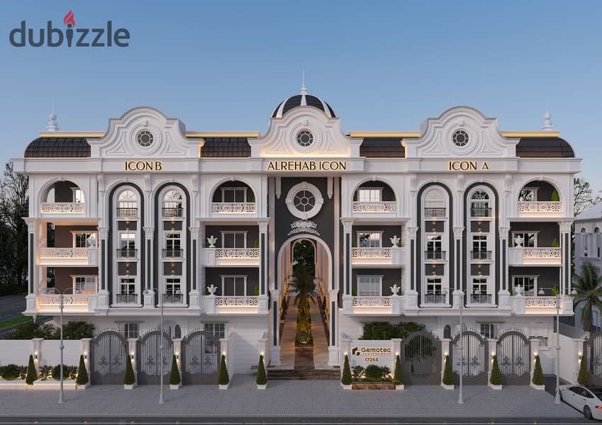 شقتك في اميز منطقه في القاهره الجديده شمال الرحاب امام السوق الشرقي 0