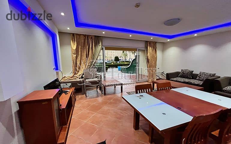 شاليه للبيع فيو البيسين الرئيسي في مرحلة الأهرامات - Porto Sokhna 0