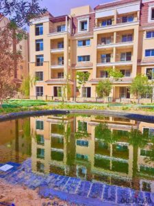 5,300,000 ج.م للبيع شقه 144متر بجاردن 196 متر تقسيمه مميزه غرفتين ماستر و 3 حمام لوكيشن مميز لليونت بفيو لاند سكيب استلام فوري في كومبوند سراي