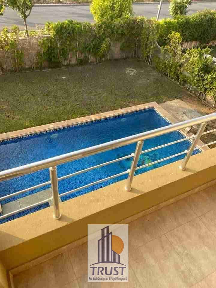 فيلا بحمام سباحه للإيجار في كمبوند جراند هايتس في الشيخ زايد 0