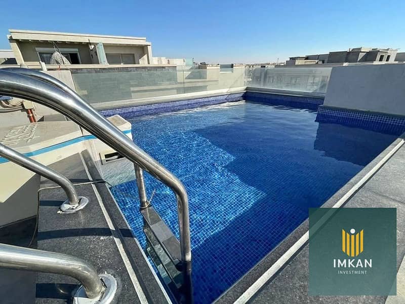 بنتهاوس للبيع استلام فوري بالتقسيط بدون فوايد علي محور بن زايد -كمبوند جاليريا مون فالي Galleria Moon Valley - التجمع الخامس 0