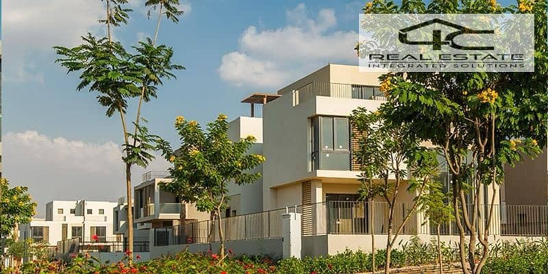 فيلا توين هاوس ٢٤٥ متر  استلام فورى للبيع باقل سعر فى السوق  فيو لاند سكيب بحرى بموقع مميز في سوديك إيست  New Heliopolis - Sodic East 0