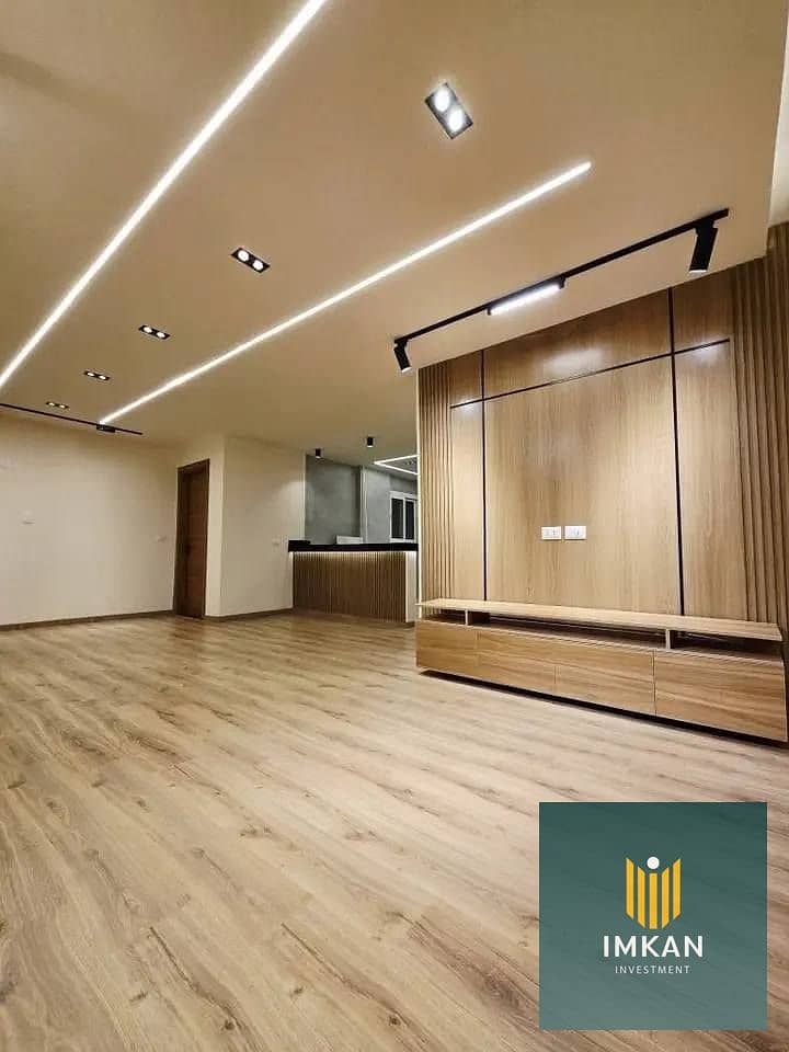 شقه للبيع 213 م استلام فوري متشطبه بالكامل في العاصمه الاداريه في- جيد بارك jade park -امام البرج الايقوني علي محور بن زايد 0