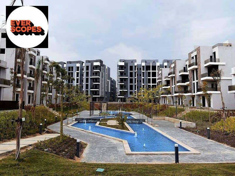 شقه للبيع متشطبه بالكامل في كبموند ( صن كابيتال ) بفيو مميز في الكمبوند 0