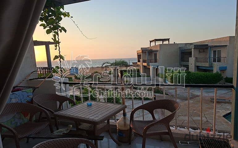 للبيع شاليه 70م برووف 70م  إطلالة مباشرة على البحر وحمام السباحة في قرية كورونادو مارينا – العين السخنة 0