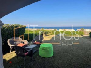 شالية أرضي 140 مترمفروش بالكامل و حديقه خاصه صف ثالث على البحر فى فى لافيستا 3 العين السخنة جاهز علي الالستلام 8,500,000 ج.م