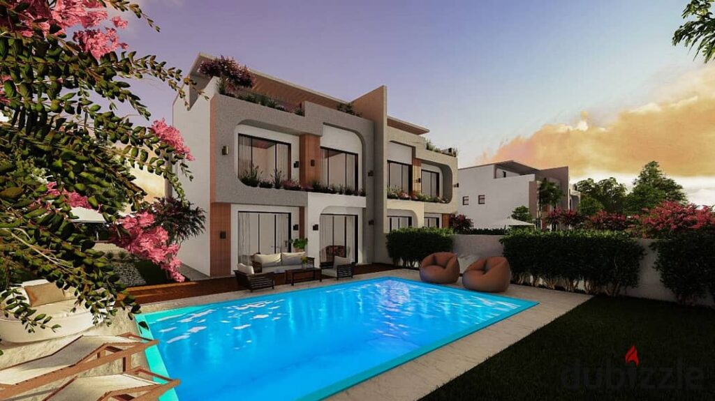 تاون هاوس للبيع في موقع مميز في الحزام الأخضر بخصم 50% علي الكاش 0