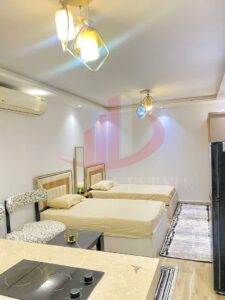 استوديو اول سكن فندقي بافضل تشطيب مفروش و افضل موقع بمدينه نصر Vip – ميدان الساعه – اول عباس العقاد 2,000 ج.م