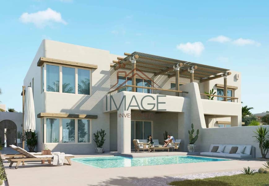 شاليه للبيع ارضي بجاردن في اميز موقع بهاسيندا ويست الساحل الشمالي 0