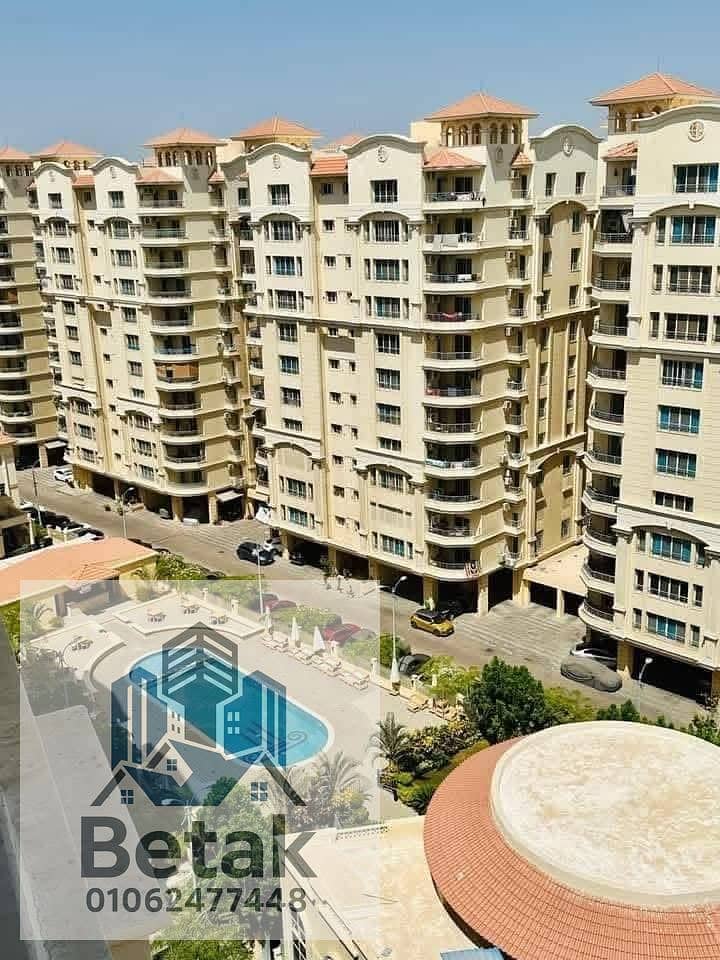 للايجار الفاخر 180م كومبوند انطونيادس سيتى ش لورد امام مدرسة الفرسان 0