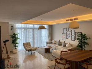 75,000 ج.م شقه للايجار 3 غرف بكايروفيستفال سيتي بالتكييفات و المطبخ بالاجهزة فيو ع اللاندسكيب RENT CFC Cairo festival city compound