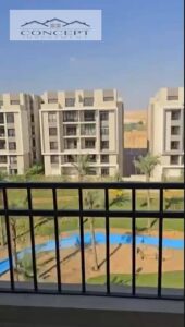 للبيع شقة غرفتين نوم استلام فوري تطل على لاند سكيب في فيفث سكوير المراسم – التجمع الخامس 13,400,000 ج.م