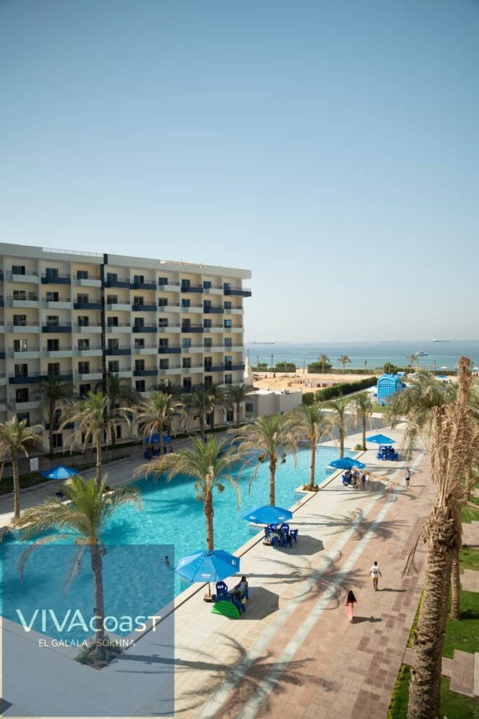 •	شاليه جاهز للبيع في العين السخنة – 115 متر – صف أول على البحر – تشطيب كامل – قريب من لا ڤيستا السخنة وبورتو السخنة – فيفا كوست الجلالة 0