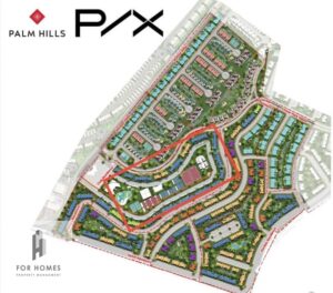 19,400,000 ج.م بدون اوفر اقل سعر فرصة للسكن و الاستثمار شقة كاملة التشطيب موقع مميز في مشروع بالم هيلز مبني على أعلى مساحة أرض Palm Hills october