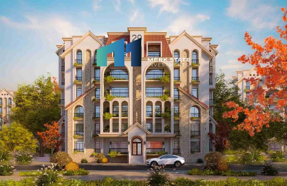 شقة للبيع بسعر مميز جدا في كومباوند متكامل الخدمات بجوار مشروع لافيستا وزد ايست وهايدبارك 0