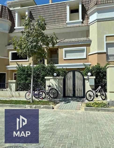 فيلا للبيع فى كمبوند سراى 239متر بالتقسيط على 12سنة بخصم كاش 50% لفترة محدودة 0