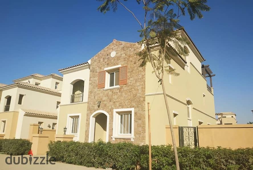 ستاندالون فيلا 356 متر للبيع في كمبوند ميفيدا القاهرة الجديدة فيوز المرحلة موقع مميز نصف تشطيب 0