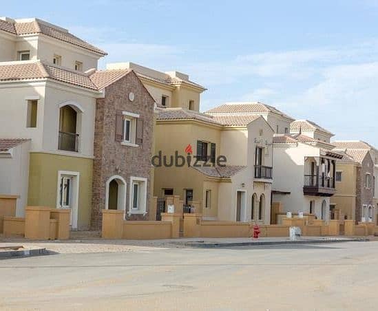 توين هاوس للبيع في كمبوند ميفيدا القاهرة الجديدة بارسيل 19 موقع مميز نصف تشطيب مساحة 355 متر 0