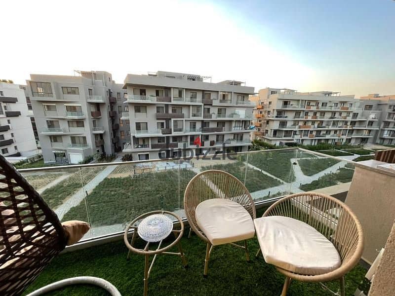 شقة أنيقة للإيجار في سوديك فيليت - في ريزيدنس القاهرة الجديدة - مفروشة بالكامل بتصميم عصري للغاية 0