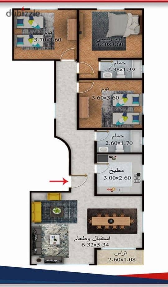 شقة 150 م في النرجس الجديدة التجمع الخامس القاهرة الجديدة 0