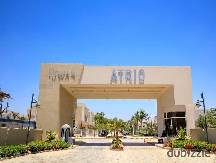 ارخص توين هاوس للبيع بالشيه زايد -كمبوند اتريو متشطب بالتكيفات والمطبخ استلام فوري بعائد شهري 0