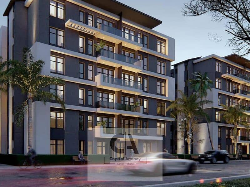 شقه للبيع بسعر الكاش علي طريق السويس وبالقرب من بوابه 20 الرحاب في كمبوند كريك تاون مع الكازار او ادفع مقدم 11% فقط وقسط علي 10 سنوات * Creek Town 0