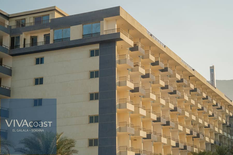 •	شاليه جاهز للبيع في العين السخنة – 115 متر – صف أول على البحر – تشطيب كامل – قريب من لا ڤيستا السخنة وبورتو السخنة – فيفا كوست الجلالة 0