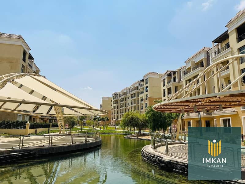 شقه مميزه للبيع بالتقسيط علي 12 سنه بدون فوايد وبأقل مقدم في كمبوند سراي امام مدينتي مباشره _ القاهرة الجديدة_ المستقبل 0