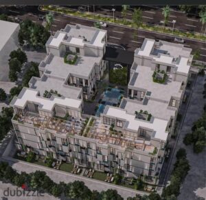 شقة 91 م + 19 م في كمبوند جريا في التجمع الخامس القاهرة الجديدة 5,800,000 ج.م