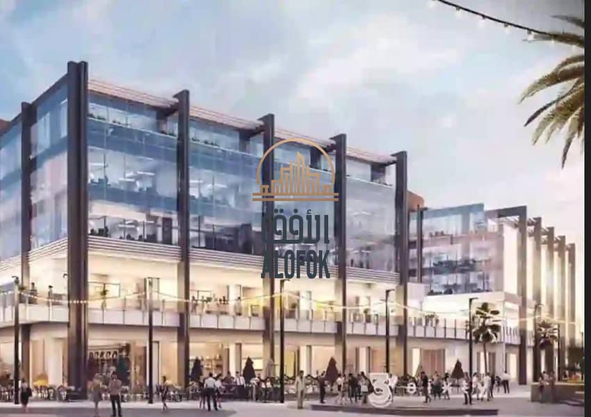 مكتب فاخر بإطلالة مباشرة على محور بن زايد 0