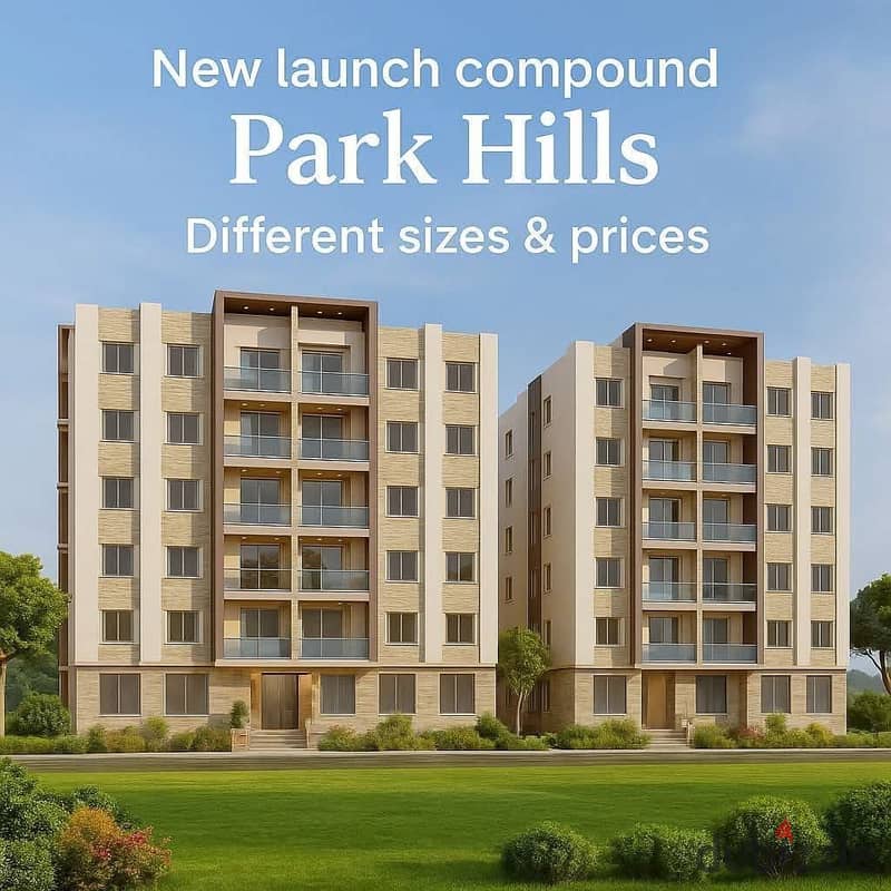 شقة 108 م في كمبوند بارك هيلز في 6 اكتوبر 0