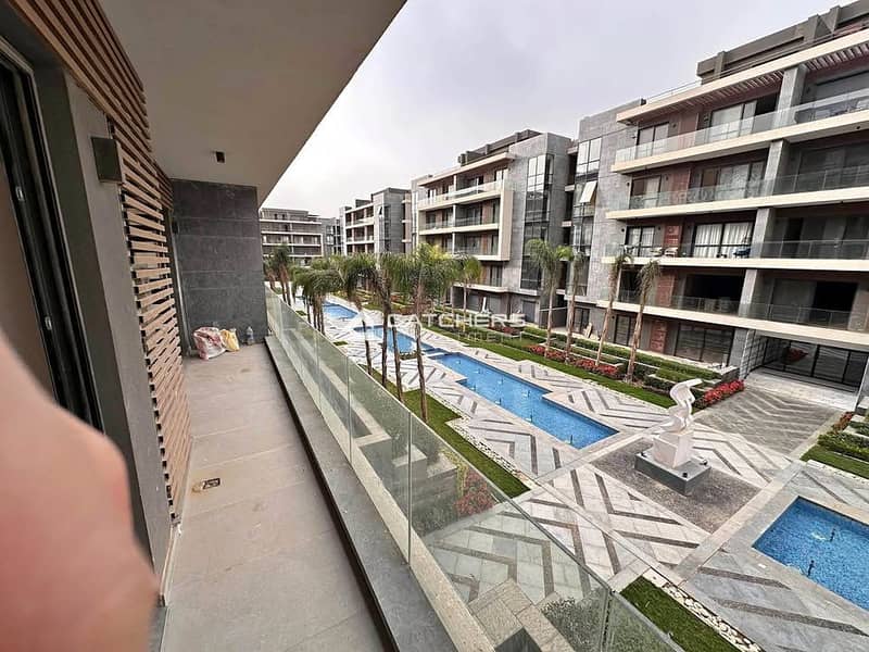 شقة مساحة 164متر استلام فورى فيو لاندسكيب 3 غرف بحرى برايم لوكيشن فى كمبوند الباتيو اورو التجمع الخامس compound el patio oro new cairo 0