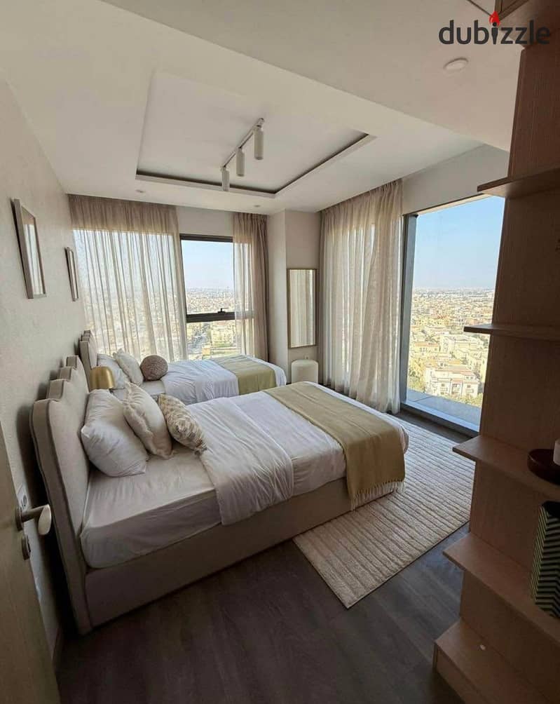 شقه مميزه للبيع في ابراج زيد - متشطبه + التكيفات جاهز للمعينه  - في قلب الشيخ زايد بجوار الربوه 0