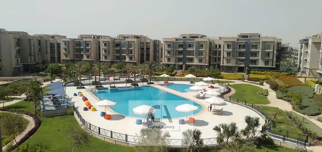 شقه للبيع ارضي بجاردن في جالريا استلام فوري في التجمع الخامس قلب الجولدن اسكوير | خصم كاش 40% | Galleria Moon Valley 0