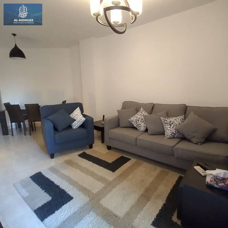 متاح شقه مفروشه للايجار في الرحاب فرش مودرن في ارقي مراحل الرحاب مساحتها 99 متر 0
