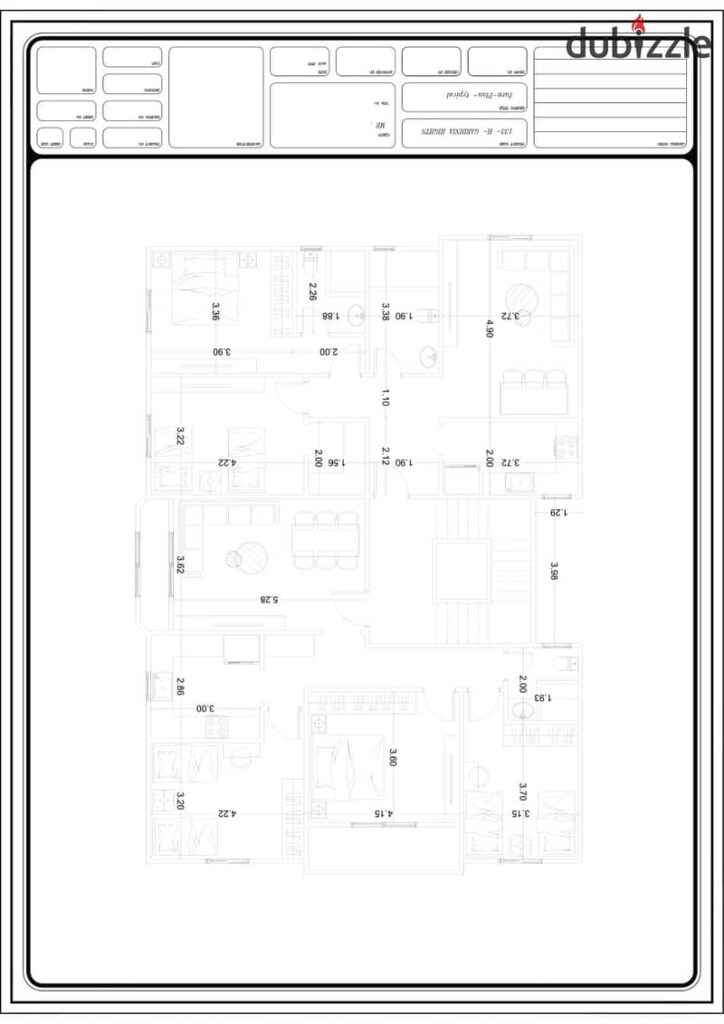 شقة 145م دور متكرر أمامي فيو حديقة في جاردينيا التجمع الخامس 0