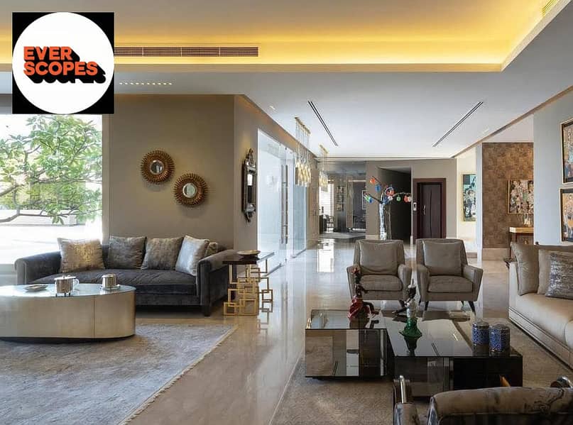 شقة للبيع 3 غرف بجاردن نص تشطيب في كمبوند جايد في القاهرة الجديدة علي طريق السويس 0