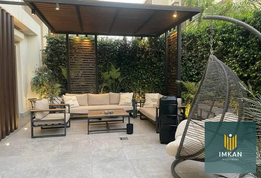 دوبلكس دور ارضى بجاردن للبيع فى كمبوند تاج سيتى TAJ CITY امام مطار القاهرة الدولى وفندق الكمبينسكى 0