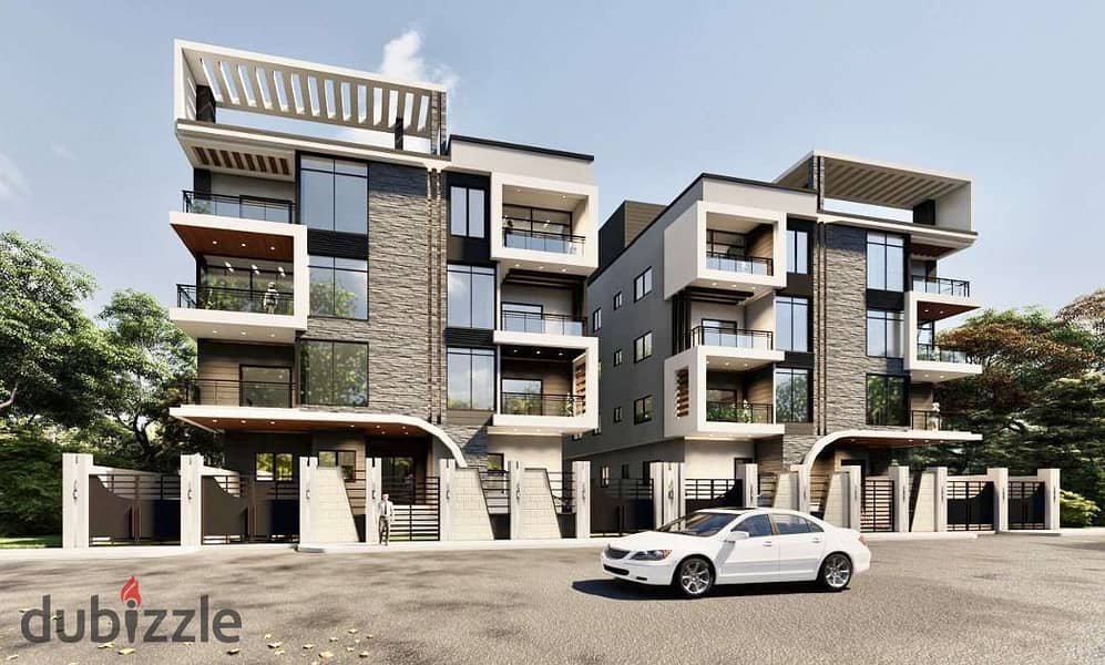 شقة 197 م + 126 م جاردن في الحي الرابع في بيت الوطن التجمع الخامس القاهرة الجديدة بالقرب من النادي الاهلي 0