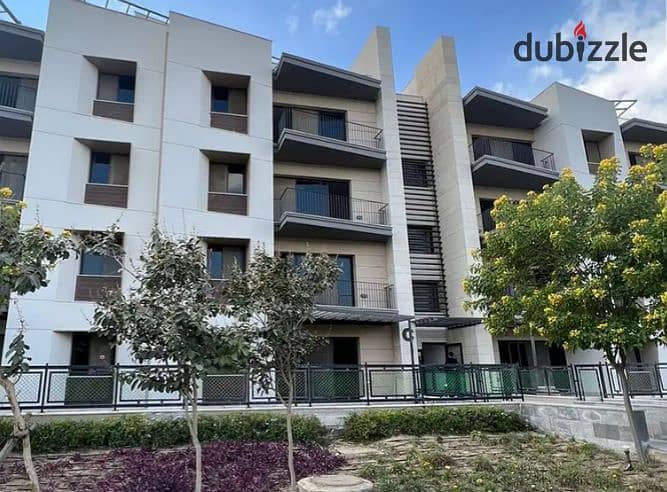 للبيع شقه بجاردن استلام فوري بداخل بيڤرلي هيلز الشيخ زايد من 6 ويست من سوديك 0