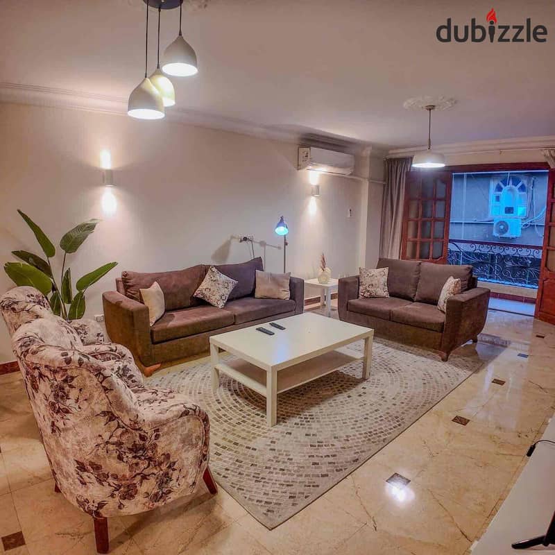 شقه مفروش للايجار في الدقي             . 0