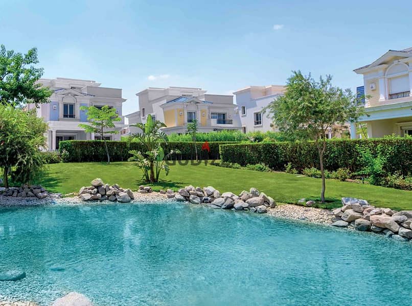 تاون هاوس  استلام فوري للبيع  متشطب برايم لوكيشن بجوار نيو جيزة  من ماونتن ڤيو 0