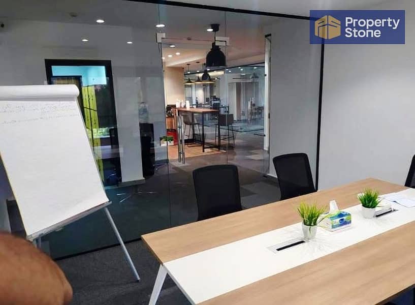 مكتب للايجار ٤٥٠متر تشطيب سوبر ديلوكس بلوكيشن مميز بالمعادي سرايات 0