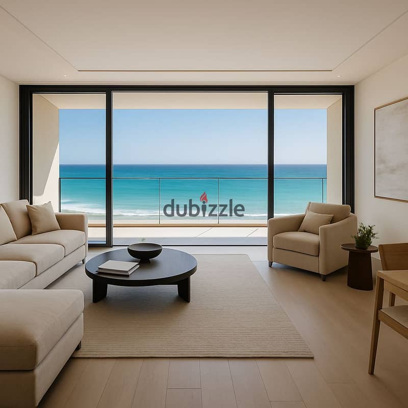 شاليه لقطة متشطب غرفة بView بانورامي للبيع الفوري وبمقدم10% فقط بقلب العالمين الجديدة في الساحل الشمالي 0