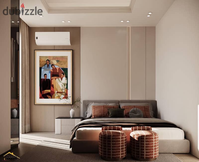 شقة للبيع في العاصمة الاداريه منطقة R8 علي الجولف مباشرا ريسيل تكلمة اقساط بمقدم 632 الف جنيها 0