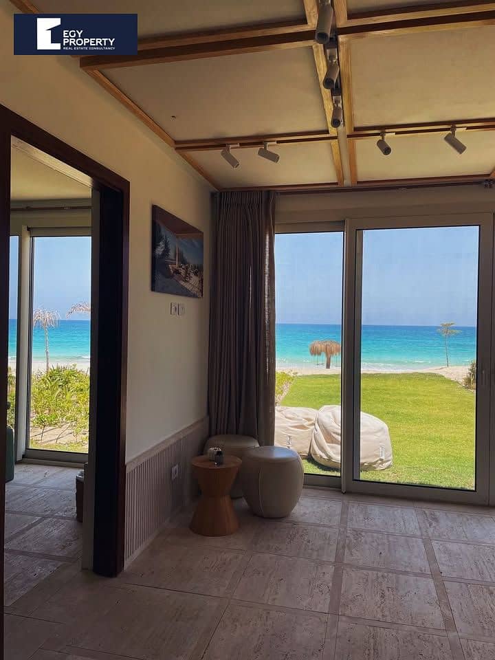 باطلالة خيالية شالية بحديقة خاصة متشطب بالكامل للبيع في Ramla -الساحل الشمالي 0