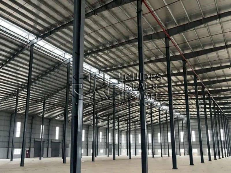 مصنع للبيع رخصة صناعي 12800م جمالون 8000م 0