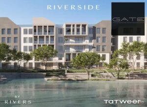 8,997,000 ج.م شقة للبيع بأقل سعر أرضي بجاردن في كمبوند ريفرز – الشيخ زايد موقع مميز دايركت على اللاجون – استلام 2027