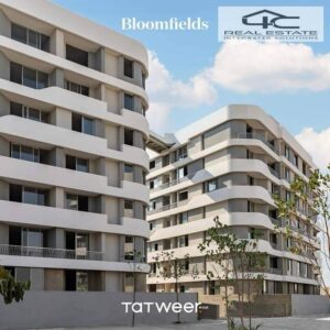 4,975,000 ج.م باقل سعر في السوق شقة استلام فورى في كمبوند بلوم فيلدز، تطوير مصر، مدينة المستقبل، في لوكيشن مميز bloom fields mostakabl city